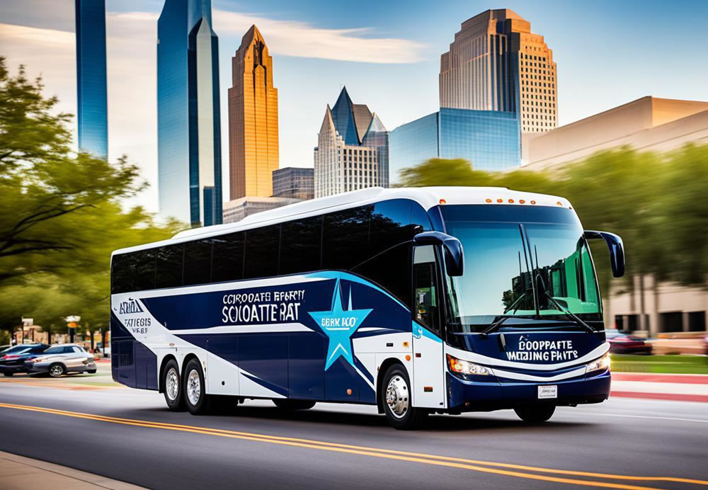 charter bus rental cost for different trip types in Dallas